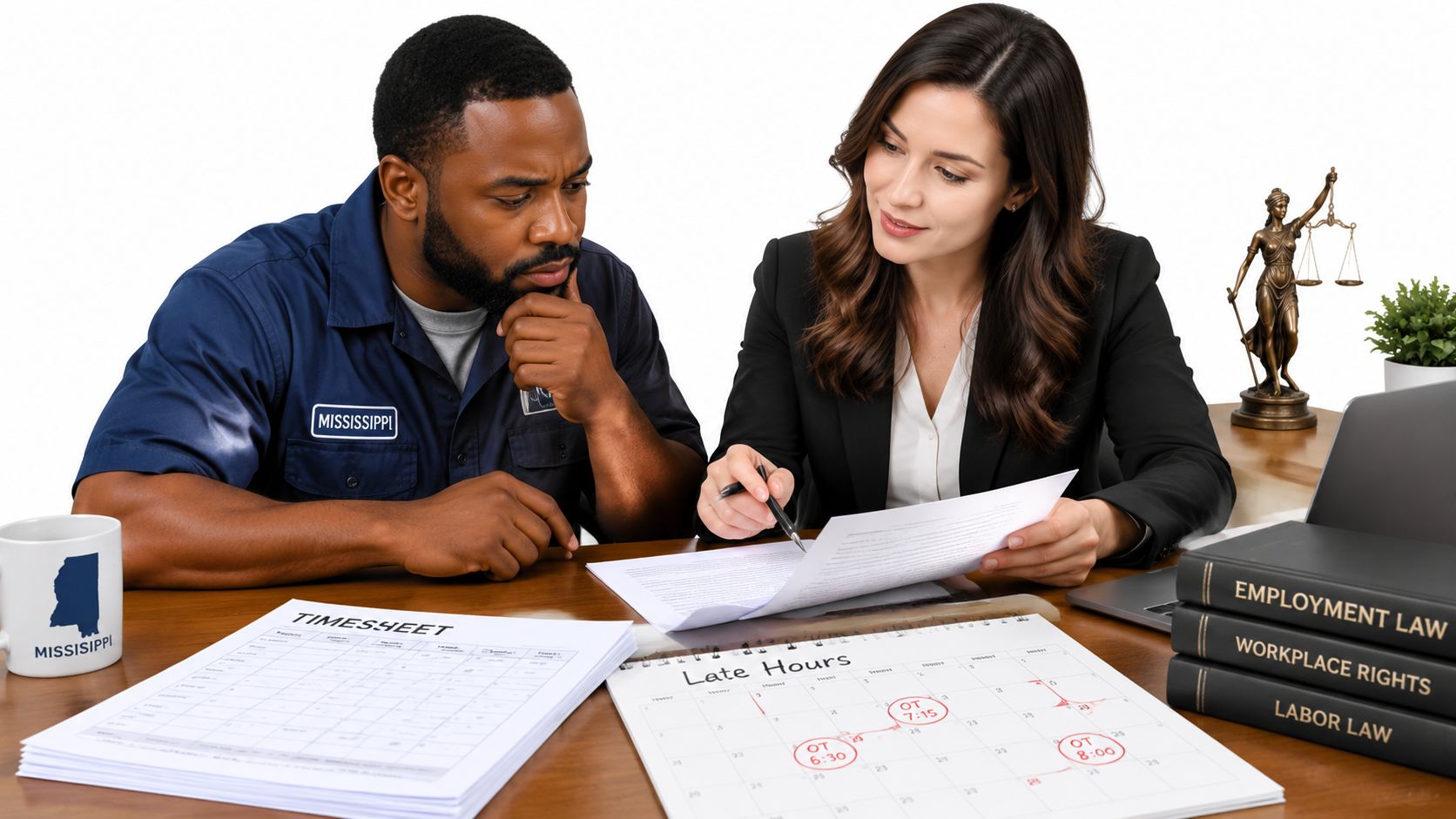Unpaid Overtime Lawsuit Guide for Mississippi Workers